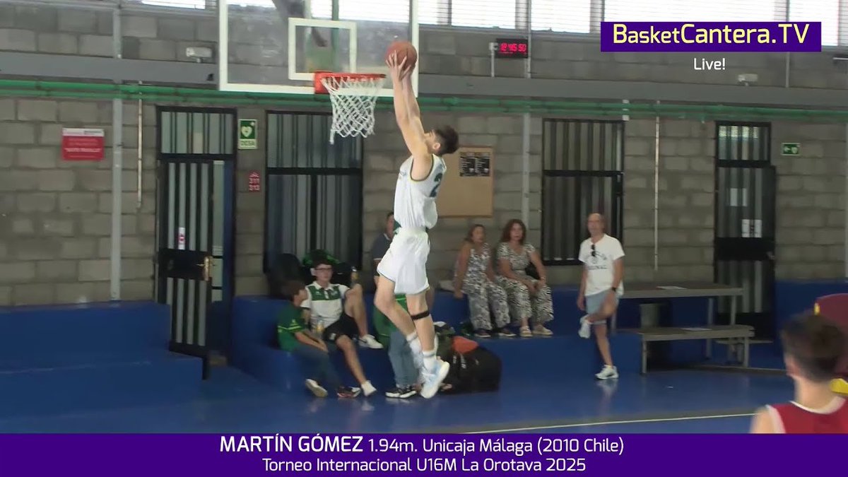 #CANTERA VÍDEO: Highlights MARTÍN GÓMEZ 1.94m. (2010 Chile), jugador cadete de <a href="/CanteraUnicajaC/">Cantera UnicajaCB</a> en Torneo Internacional U16M Villa de La Orotava.- VER VÍDEO: basketcantera.tv/video/5452/mar… - Narración: <a href="/tommyRguezC/">Tommy Rodríguez</a> - VÍDEO by BasketCantera.TV