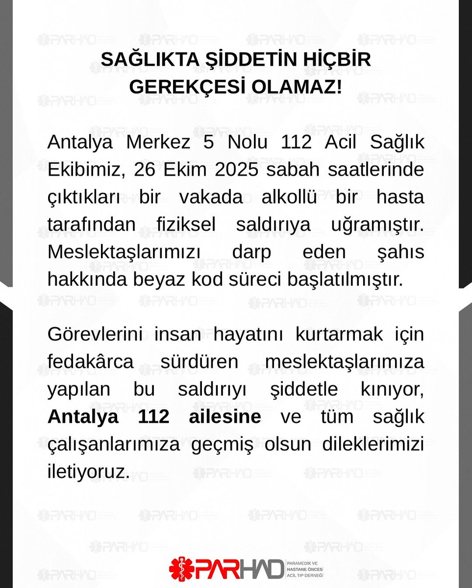 parhadtr's tweet photo. #SağlıktaŞiddet
#Antalya https://t.co/sBPi4I3r0m