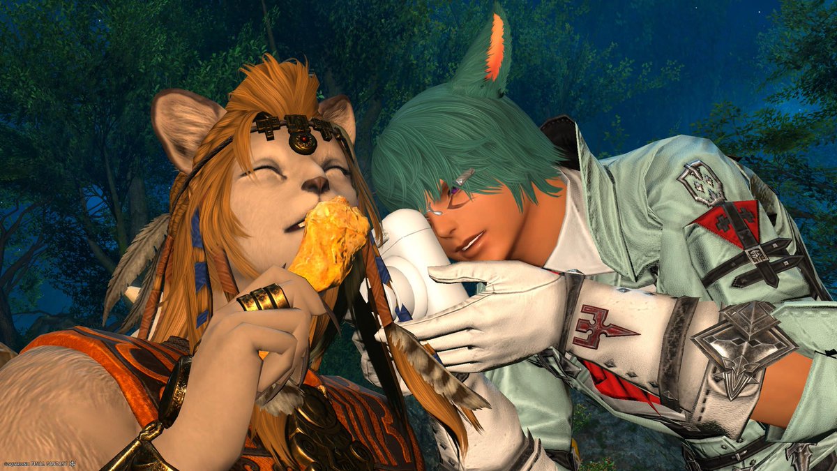 K_tsukumi's tweet photo. ラマチが大好き過ぎるコーナ兄さん…
好きですw

※最後のは動画です

#FF14 #FFXIV #FF14SS #守護天節 https://t.co/WukS6eaz5o