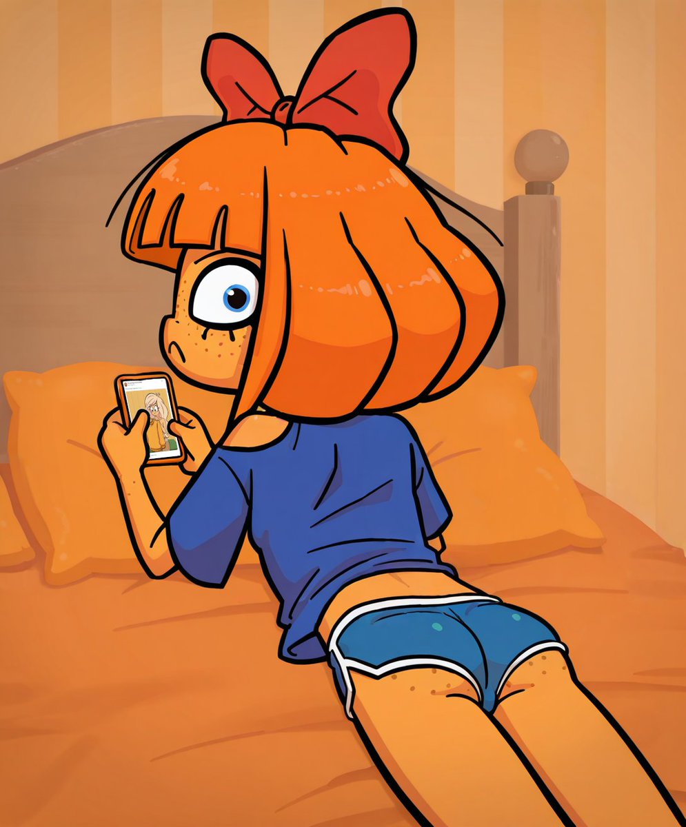 She's checking to see if her favourite twitter account's made a new post yet #Mymy