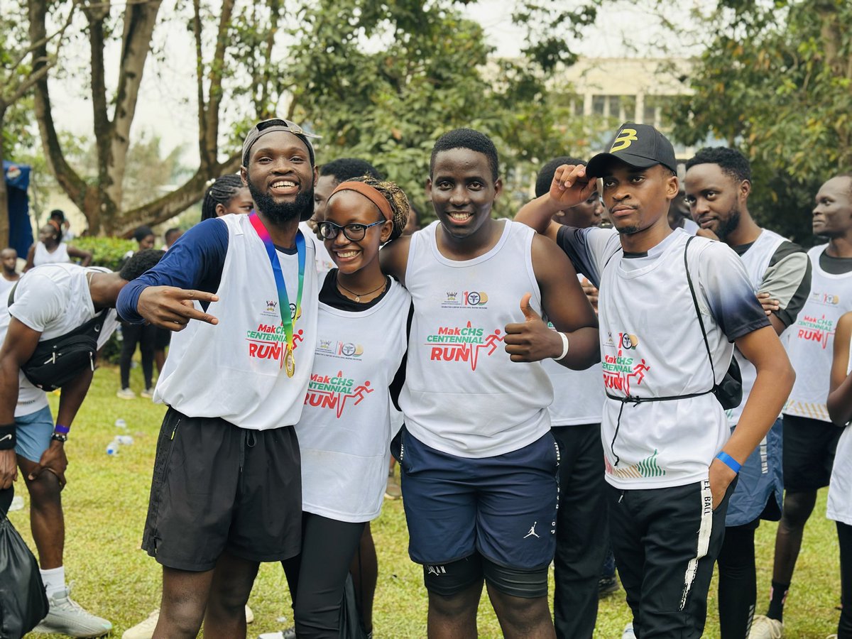 chsmursa's tweet image. @chsmursa participated in the Makerere College of Health Sciences Centennial Run.
We all came together for one cause.
Celebrating 100years of excellence.