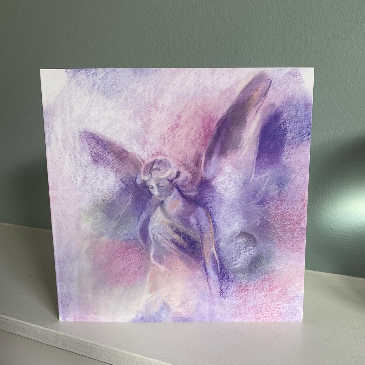 "Somewhere in Between". These Angel cards - featuring my ethereal pastel &amp; pencil drawing - make unique &amp; beautiful Christmas cards. They can also be sent at any time of the year!
tabithamacbethart.etsy.com/listing/180574… &amp; folksy.com/items/8395973-…

#UKGiftHour #UKGiftAM #MHHSBD #CraftBizParty