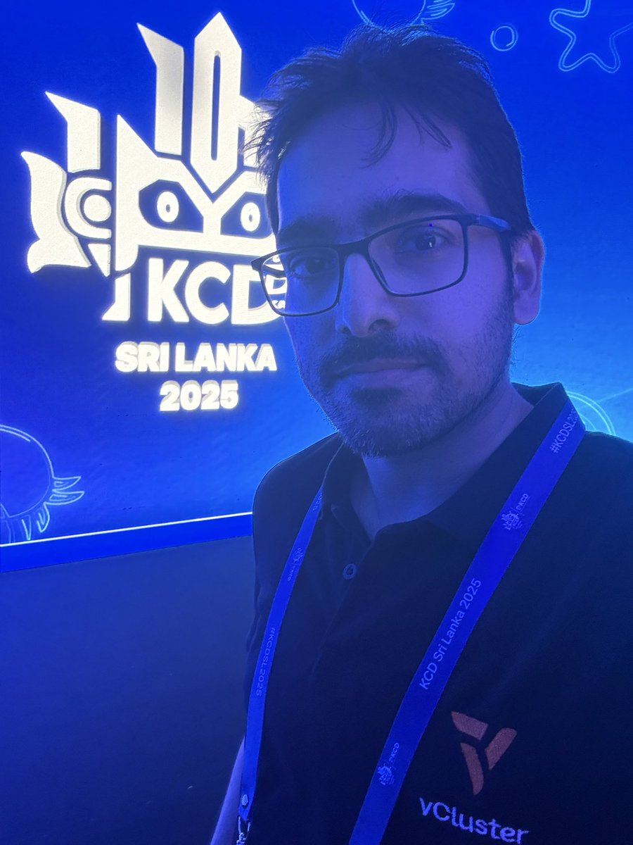 SaiyamPathak's tweet image. Im at KCD Srilanka, do attend my Keynote on AI infra, multi tenancy using vcluster and also come and say HI 👋