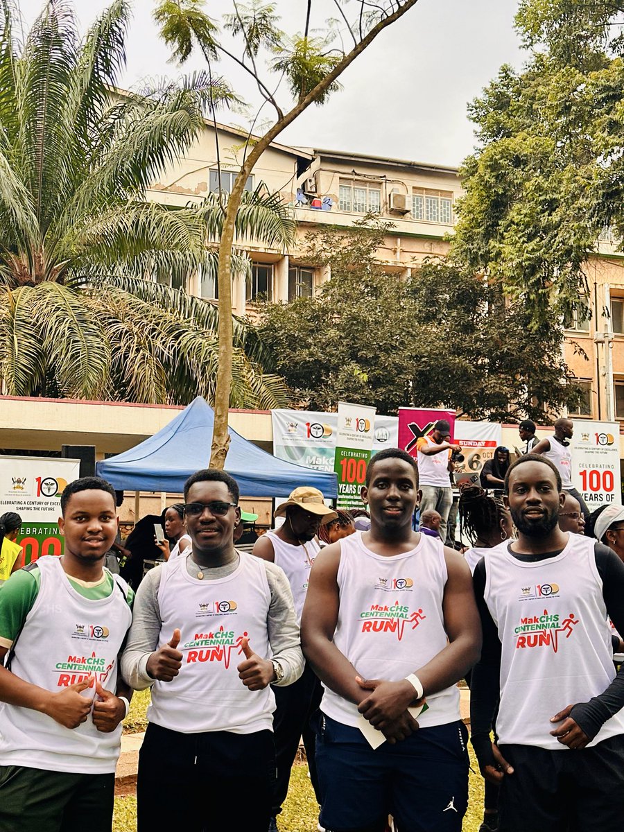 RoderickKimuli's tweet image. Participated in the @MakerereCHS Centennial Run this morning. We are celebrating 100 years of excellence in health care.
It was a great experience and a major milestone worth the celebration.