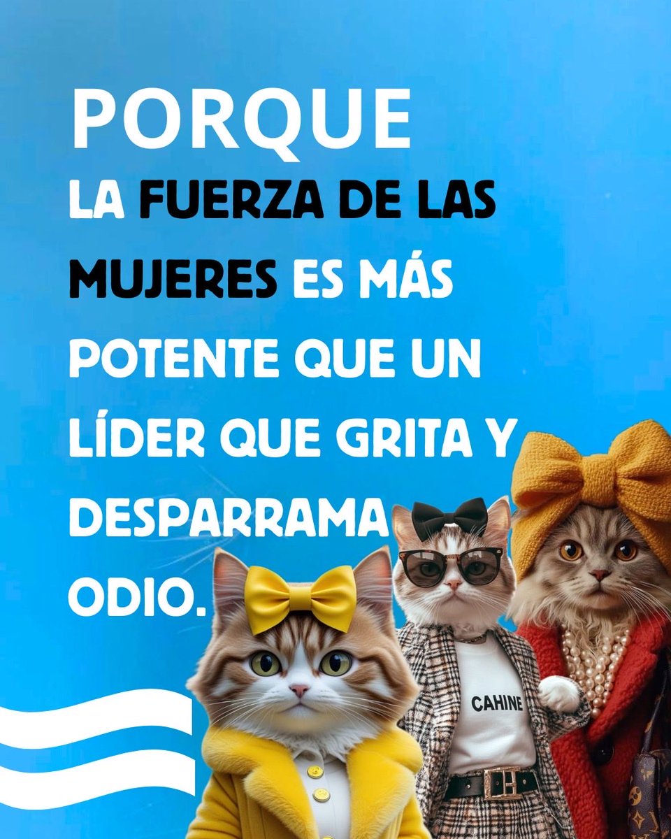 Voten bien. Voten mujeres con fuerza y amor a la patria.

En cada provincia hay una, seguro una, que representa tu realidad y la va a saber defender.

Acá, algunas reflexiones de porqué votar mujeres👇

#Elecciones2025 #Legislativas2025 #ArgentinaVota