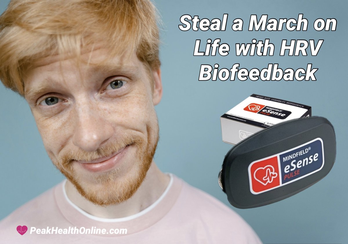 peakhealthtweet's tweet image. If you’re looking to optimise mental &amp;amp; physical health, don’t overlook the use of #HeartRateVariability biofeedback training. Mindfield Biosystems are leaders in designing user friendly HRV devices, made for easy home-use. Explore more at: peakhealthonline.com/mindfield-esen… 

#biohacking