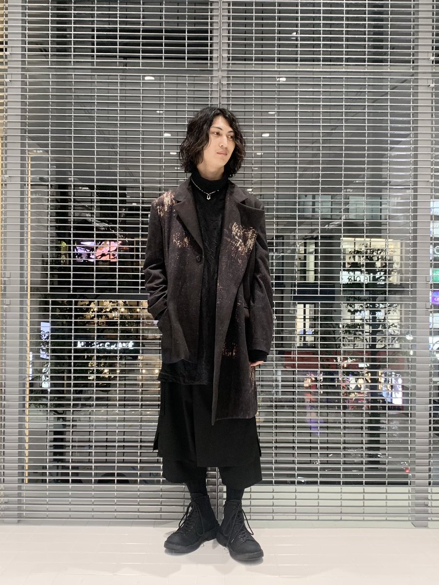 Ground Y チェックコート (ユニセックス) Ground Y チェックコート