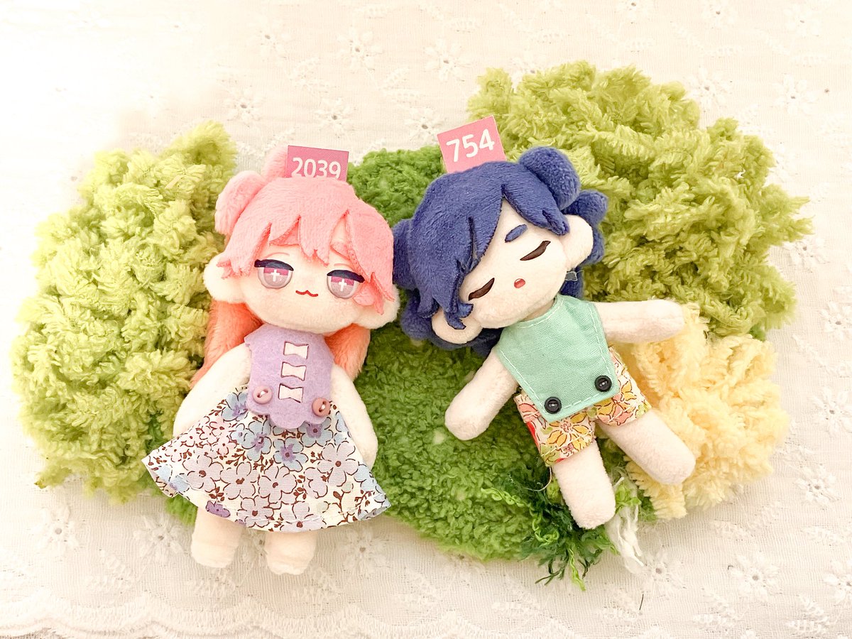 ぷにみおビレッジ2にて2039ちゃんをお迎えしました🎀
口も目も髪のカラーもとてもかわいい！
2人ともくま耳🧸
 #ぷにみお