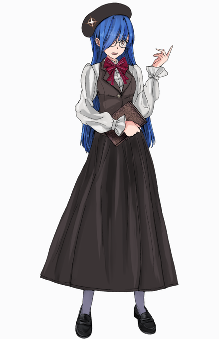 コミッションでご依頼頂いたイラストよりご紹介～
このキャラは、僕がSKIMAのトップ画像に使っているキャラクターがベースです。
サイトのナビゲーター的な役割のキャラとして描いてほしいとのご依頼でした
掲載許可、ありがとうございます! 