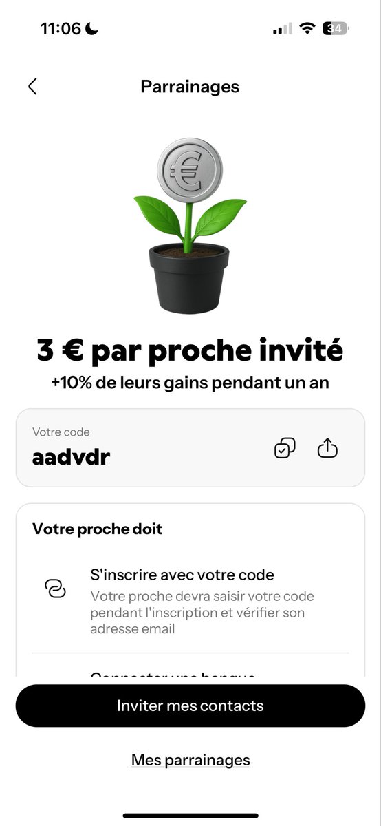 EauSel's tweet image. Code parrainage Joko! 
Gagner de l’argent en dépendant!

Code : aadvdr

#joko #Economy #BonPlan
