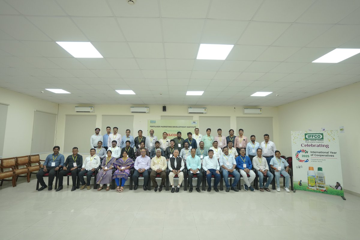 In celebration of #IYC2025, IFFCO-FMDI organised 3-days program for Dept. of Ag. &amp; Farmers Welfare, Govt. of Andhra Pradesh Officials. Hon'ble <a href="/iffcoyogendra/">Yogendra Kumar</a>, MKD, IFFCO along with Senior officials &amp; IFFCO officials inaugurated &amp; share insightful information of IFFCO &amp; Nano Fert.