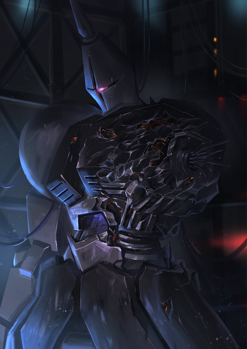 A knight cannot be felled so easily 🔥 

New MS art for <a href="/DubiousRobot/">Huggins</a> 
Thank you!