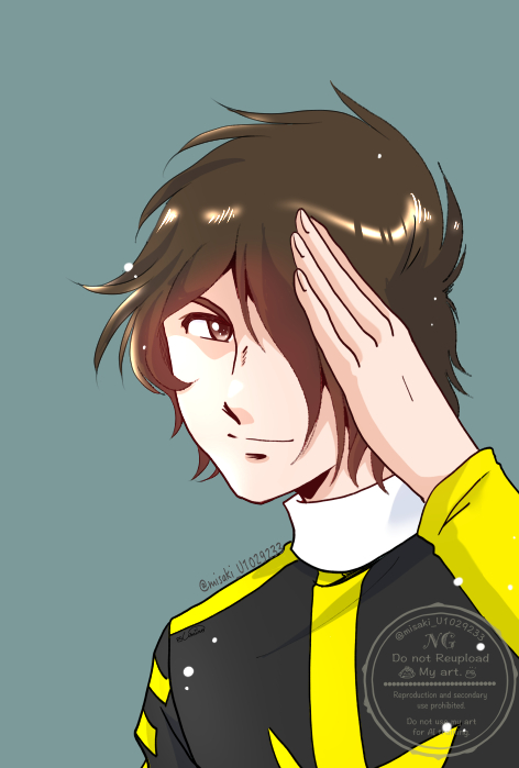新版では影だけなのでタグを使わせていただいてもいいのかとても迷うのですが、守さんと並んで大好きな人です

#ヤマト男子キャラ応援