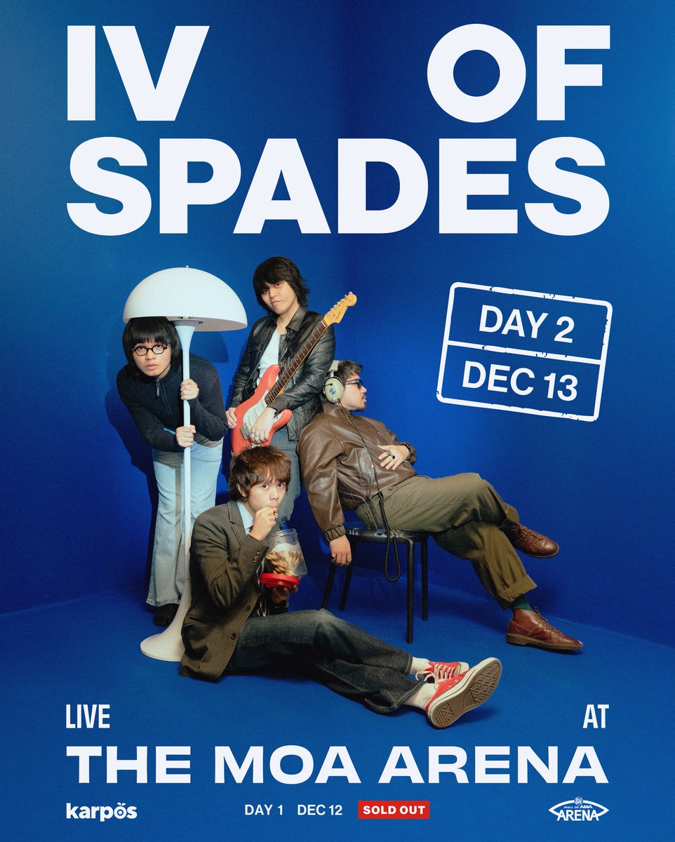 IV OF SPADES LIVE AT THE MOA ARENA (DAY 2)

DECEMBER 13, 2025