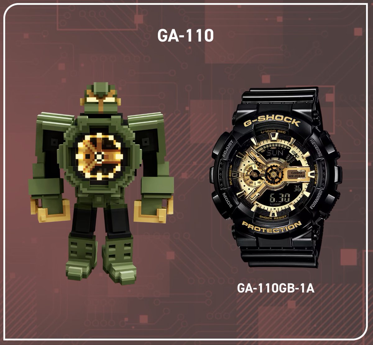 【✨セット売り✨】G-SHOCK GA-110GB ＆ BA11OX ✨セット売り✨】G-SHOCK GA-110GB ＆ BA11OX ✨セット売り✨】G
