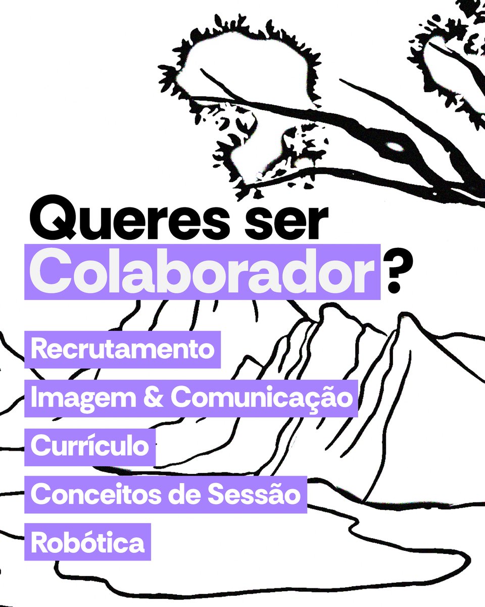 Queres juntar-te a nós?
Como Mentor, vais guiar os nossos ninjas na aprendizagem de programação.
Como Colaborador, poderás integrar  equipas de Recrutamento, Comunicação, Currículo, Conceitos de Sessão e Robótica! 
Inscreveres-te através do formulário disponível no nosso site!