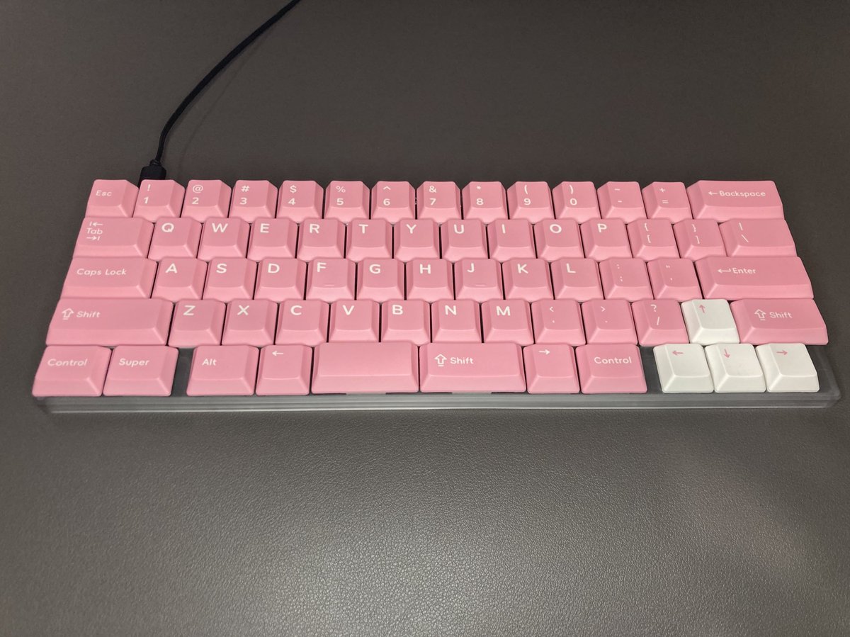 Keyboard: BNY6XV2 pcb + typeL
Switch: KS-33B
Keycap: Berry Profile
#KEEB_PD #KEEB_PD_R273