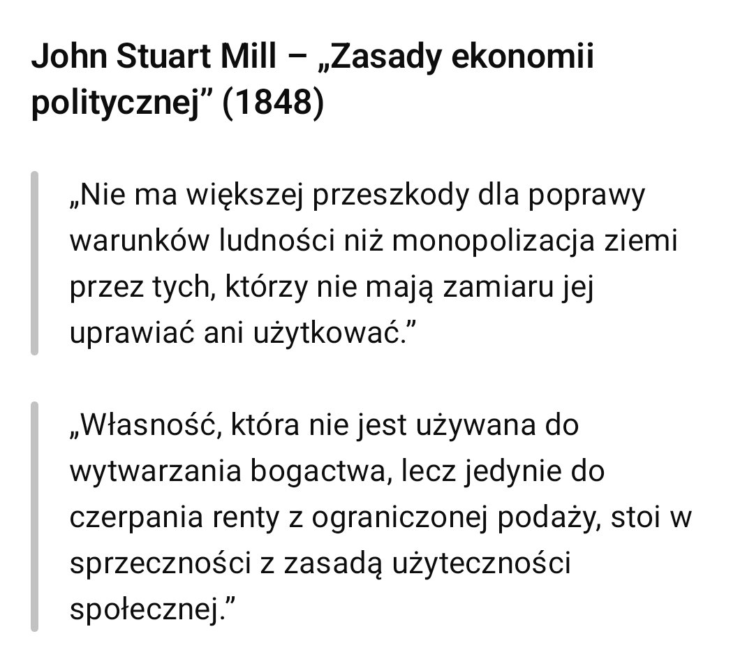 Podatek katastralny to najbardziej wolnorynkowy mechanizm jaki istnieje. Nie karze pracy ani przedsiębiorczości tylko marnotrawstwo zasobów.

Dzisiejsze pojmowanie wolnego rynku w Polsce to jego karykatura, która bardziej przypomina feudalizm, a nie system, który miał służyć