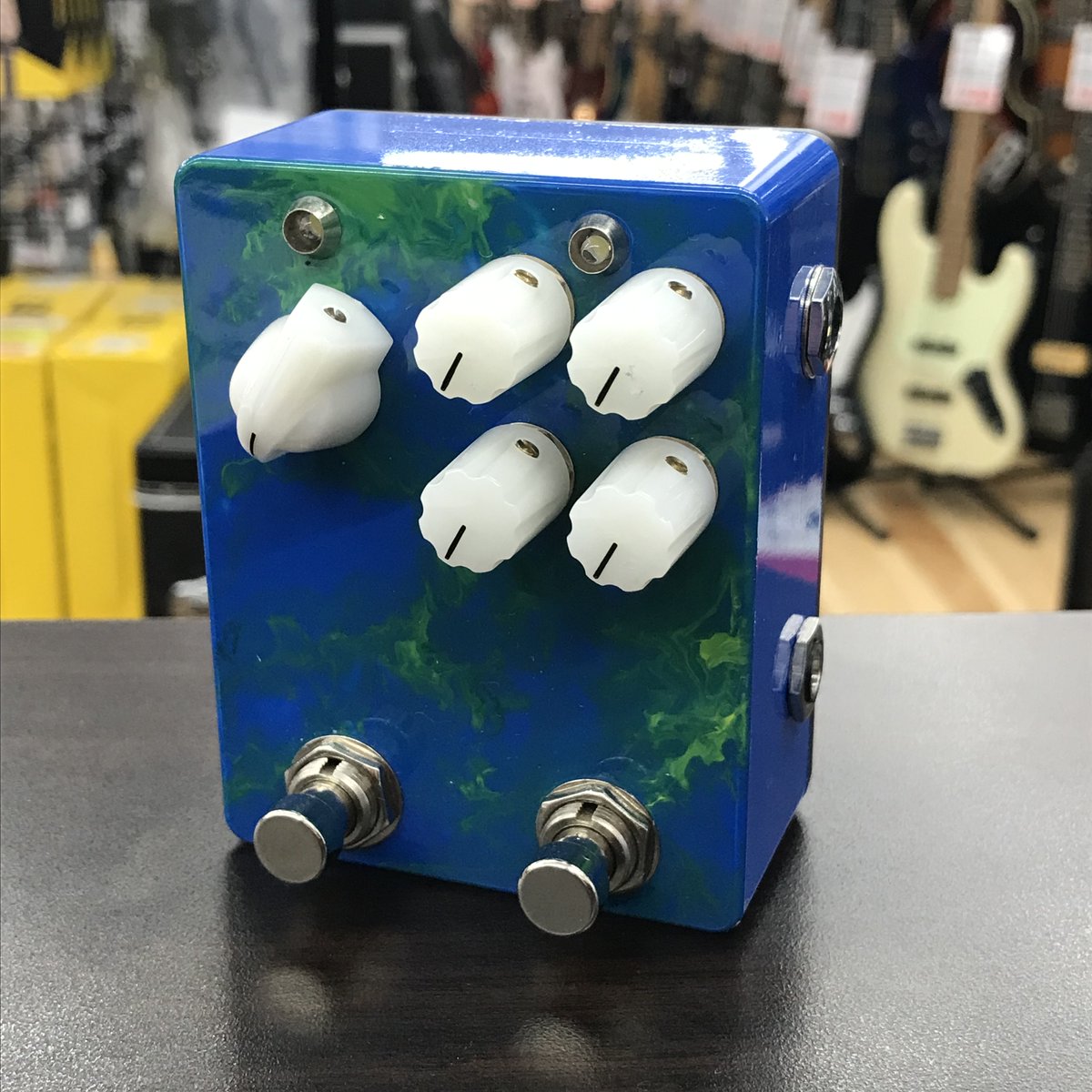 Rawkworks ギターエフェクター ホワイト バッファー・オーバードライブ】rawk works（ロークワークス