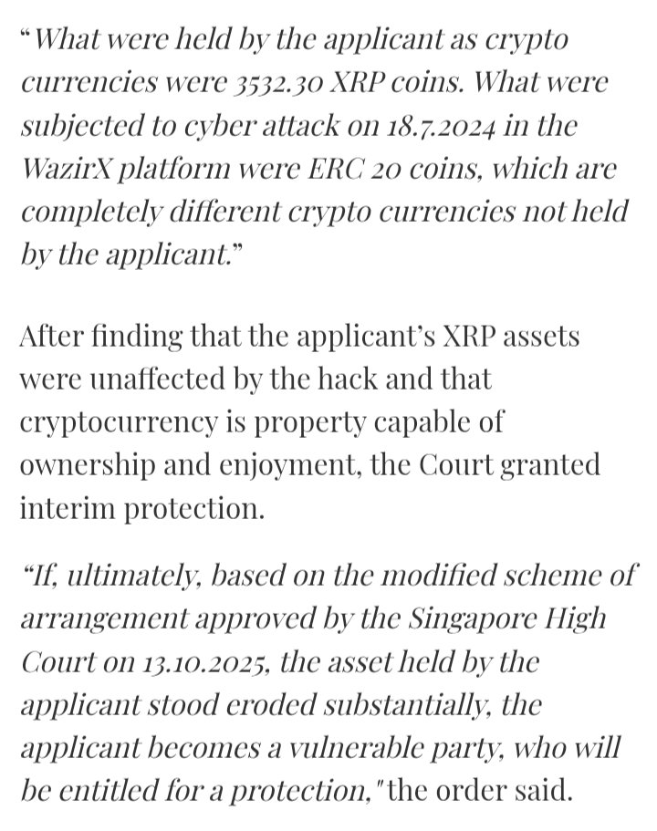 EverythingAjay's tweet image. Before 🇮🇳 RBI or FM made a move…a High Court just legalizes crypto
For 5 years, crypto in India floated between commodity & currency
Now it’s officially PROPERTY
That one word changes everything 
Exchanges can now be sued in civil courts, not just under IT Act offences