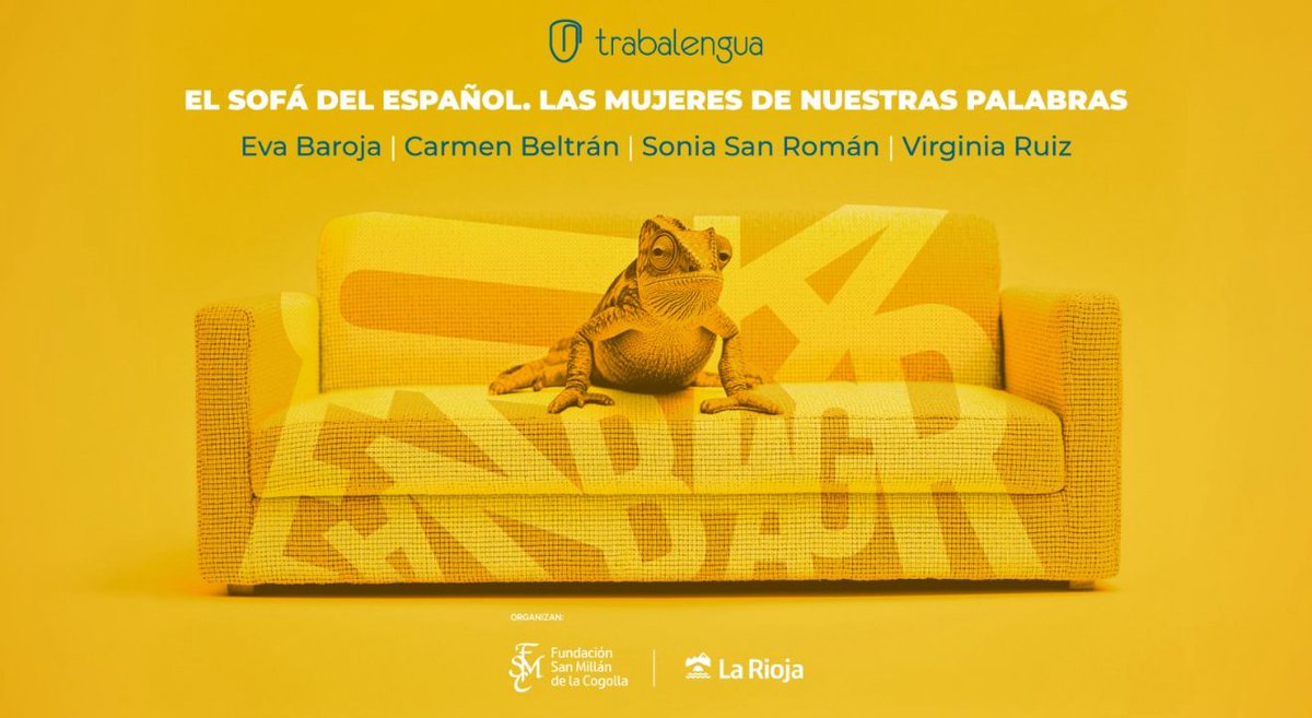 Cerramos con broche de oro #Trabalengua25 en <a href="/cilengua/">Cilengua</a> #SanMillándelaCogolla 💫

Hoy en <a href="/trabalenguaES/">trabalenguaES</a> las palabras tienen nombre de mujer en el Sofá del español con <a href="/soniasanroman/">Sonia San Román</a>, Virginia Ruiz, Carmen Beltrán y <a href="/eva_baroja/">Eva Baroja 🗞</a> que, junto a los asistentes, nos harán hablar bonito.