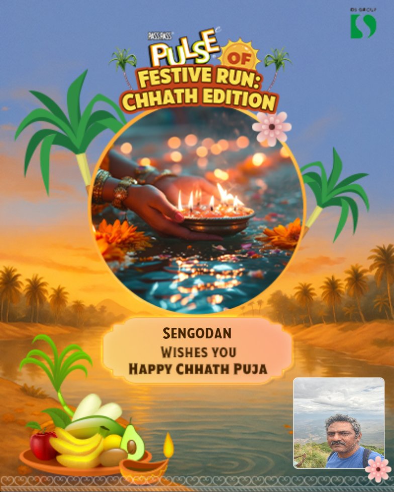 sengodan4's tweet image. #PulseOfFestiveRunChhathEdition