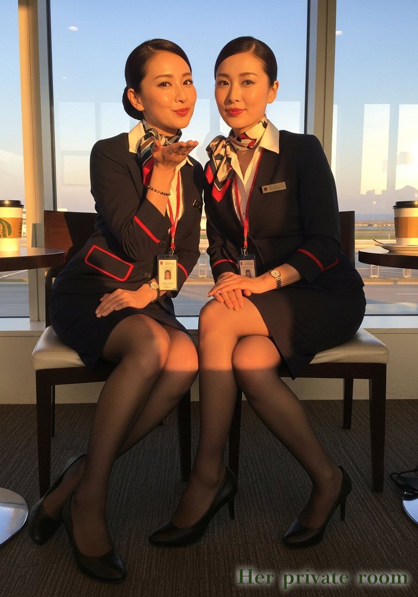 「日曜日の夜、寂しく感じる方にプレゼントを差し上げます💛 Some people feel lonely around this time on Sunday because their holidays are over. For those people, we have a wonderful gift for you💛」#AI画像 #StableDiffusion #ImageFX #AIart #客室乗務員 #Cabinattendant