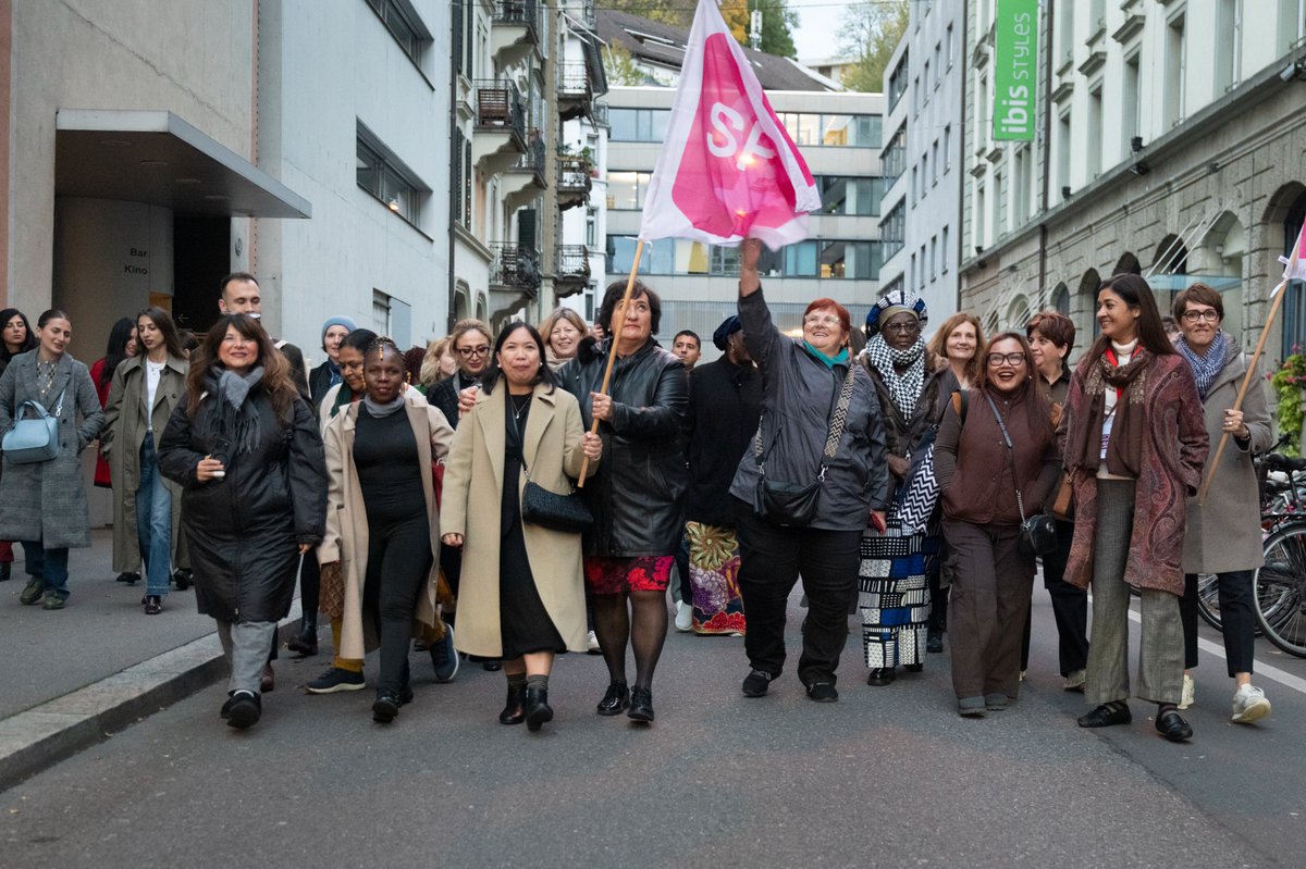 PA_Solidarity's tweet image. In Lucerne 🇨🇭, over 80 delegates -- including ministers, parliamentarians, and leaders of women’s organizations from all continents -- from 47 countries came together to advance feminist leadership and defend equality.

Cédric Wermuth @cedricwermuth: “Freedom lives only where…