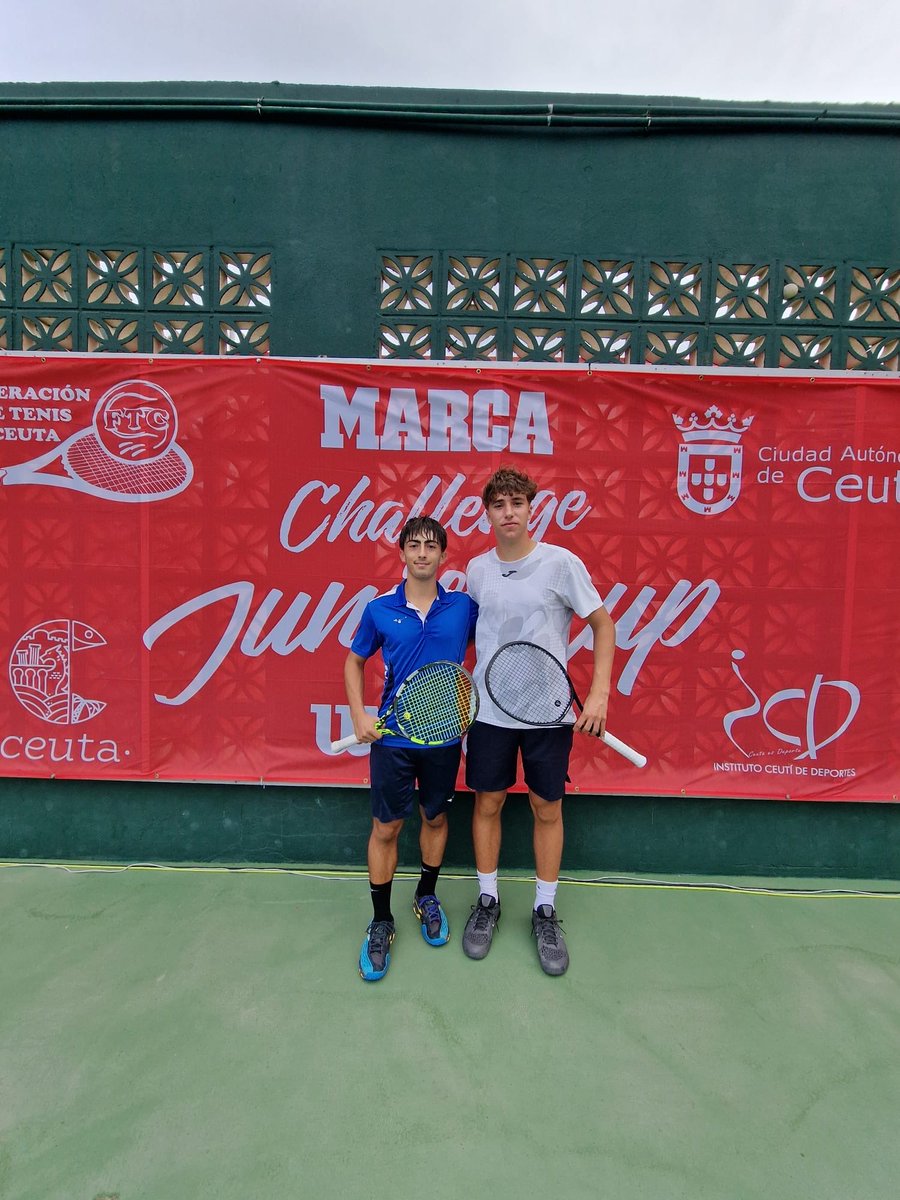 📣 MÁSTER NACIONAL RPT MARCA JUNIOR CUP CIUDAD DE CEUTA-CSIF: La final de la categoría individual masculina Sub-18 entra en liza con los jugadores Carlos Mendoza y Máximo López. Vamos‼️<a href="/YasinHarrus/">Yasin Harrus</a> <a href="/JordiTamayo1/">Jordi Tamayo</a> <a href="/rptenis/">RPTenis</a> <a href="/RFETenis/">Tenis España</a> <a href="/GobiernodeCeuta/">Gobierno de Ceuta</a> <a href="/icdceuta/">ICD - Instituto Ceutí de Deportes</a>
