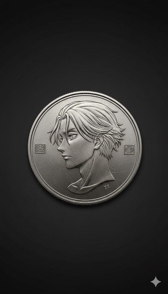 金属硬币肖像