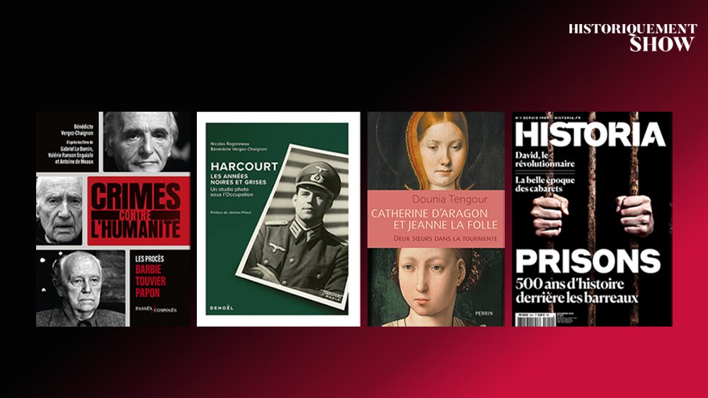 jchribuisson's tweet image. Ce week-end @histoiretv, je reçois dans #historiquementshow : Bénédicte Vergez-Chaignon pour &quot;Crimes contre l&apos;humanité&quot; @PComposes &amp;amp; &quot;Harcourt&quot; @EDITIONSDENOEL ;
Dounia Tengour pour &quot;Catherine d’Aragon et Jeanne la Folle&quot; @EditionsPerrin
+ chronique de @EricPincas de @Historiamag