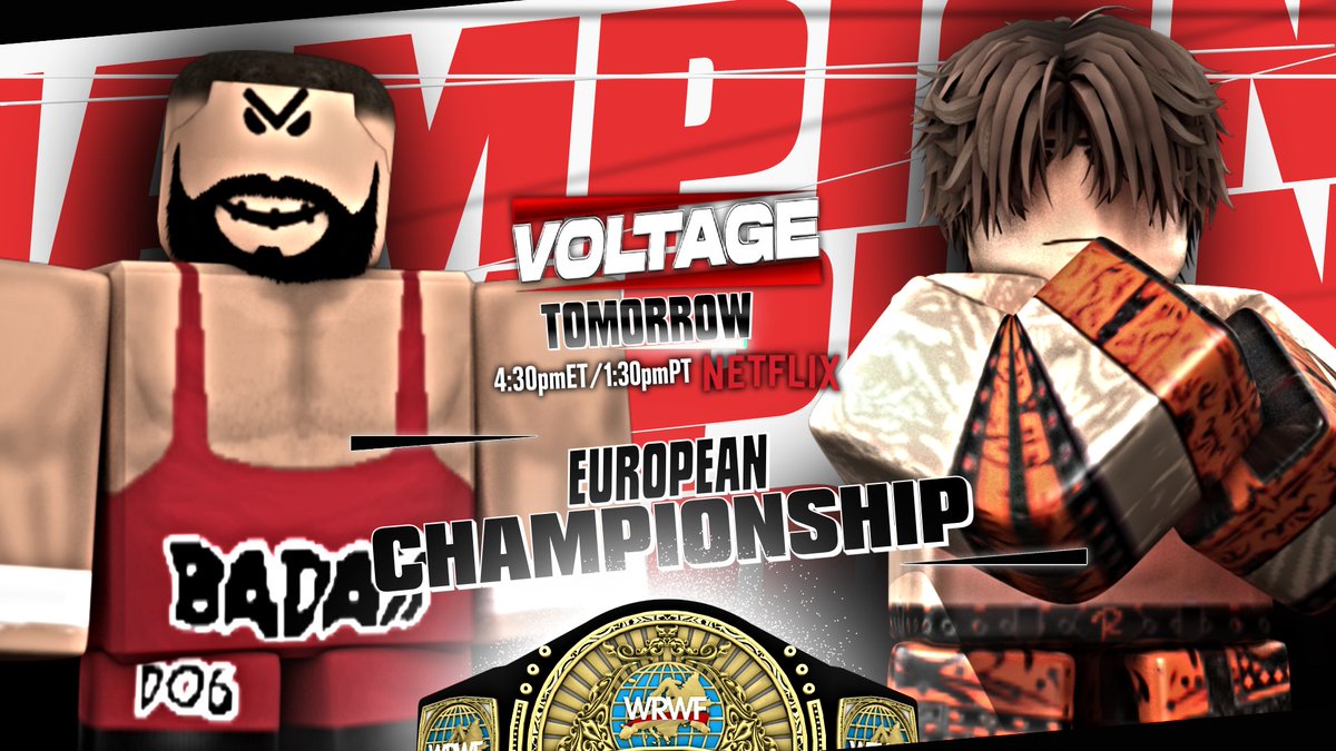 #WRWFVoltage⚡️ // TOMORROW  

<a href="/Black21Ali/">AliB/R</a> looks to become a 4x European Champion as he cashes in his rematch clause against <a href="/RWKobe/">KI</a>! Who walks out the face of Europe? 🔥  

📍 Target Center  
📅 Monday, October 27th | 4:30 PM ET  

#WRWF2025