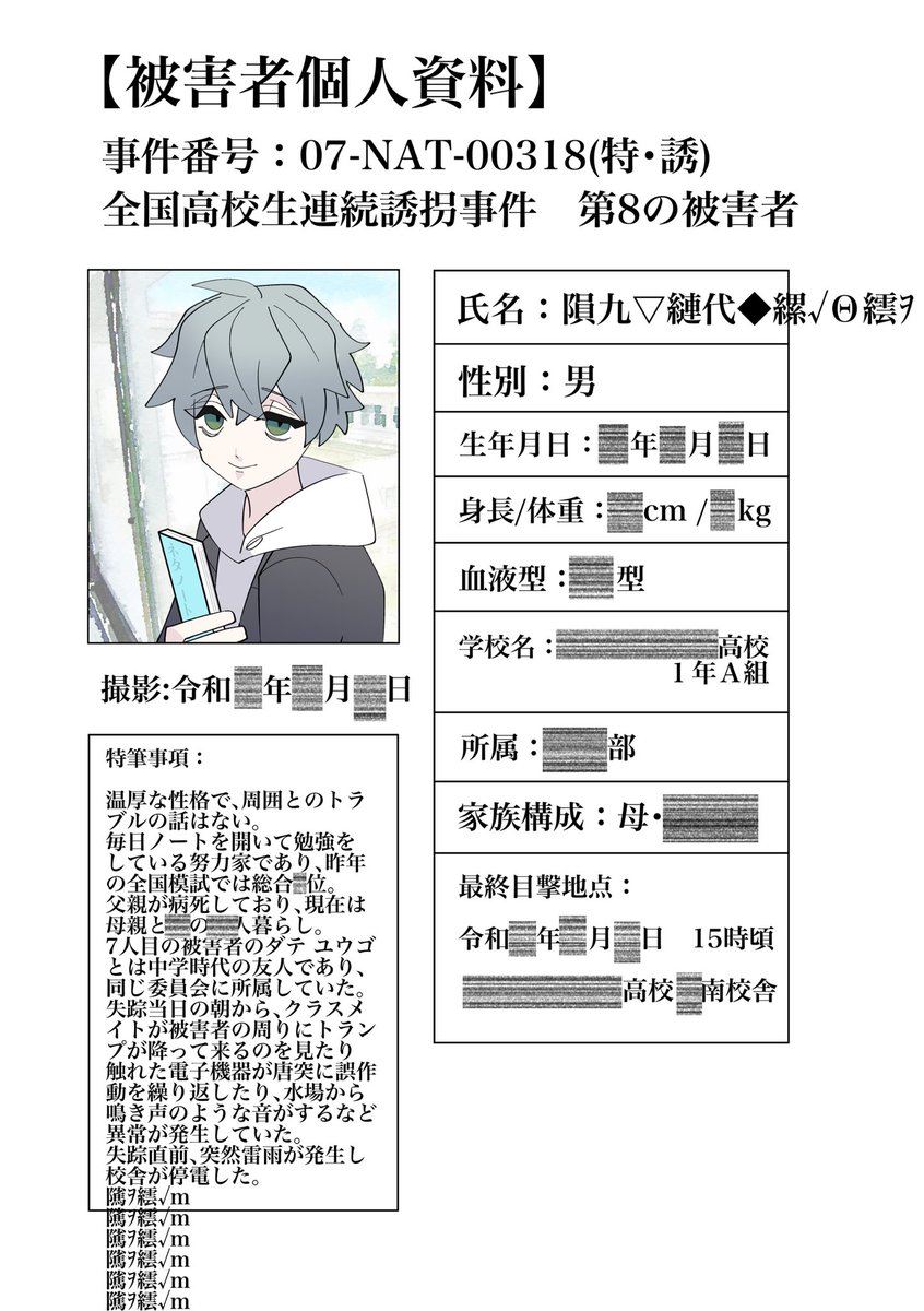 Post by ピーナッツオペラ on X: 捜査報告書