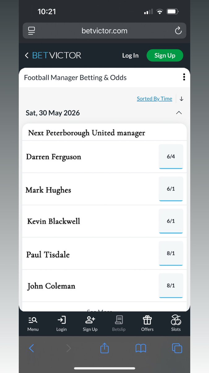 Early odds are out for the next #pufc manager