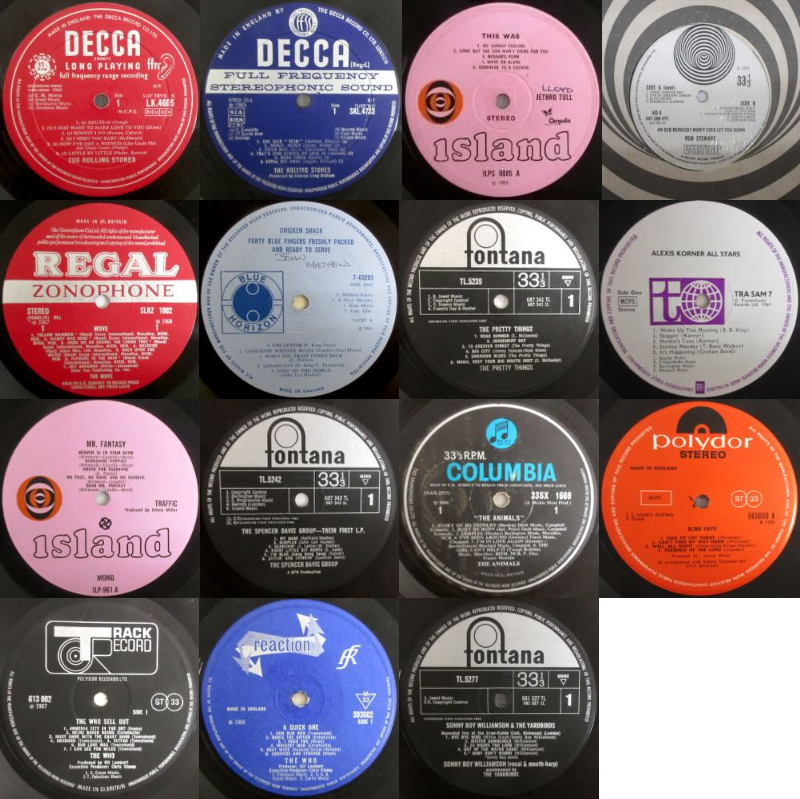 明日10月27日（月）は60年代UKロックのLPレコード（輸入盤）20枚を午前