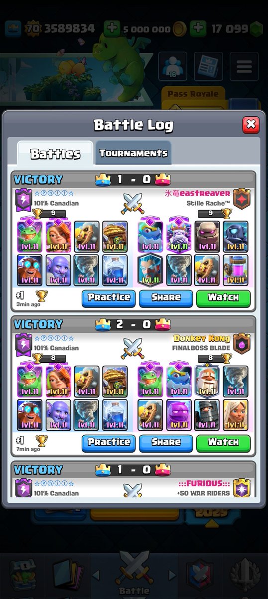 I'm 9-0 and I'm getting opponents like this fuck this matchmaking🤡🤢