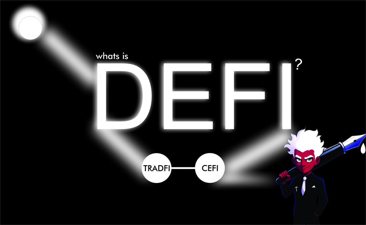 A Deep! Dive into DeFi EP1

DeFi, they say, is the future of finance. I mean, I also think so.

But for us to really know why it's the future of finance, we need to look deep into the other systems of finance and why they failed in a way:

- TradFi
-  CeFi

---

● TradFi ÷