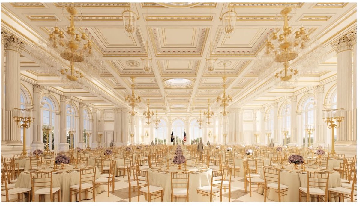 Cathy2NotToday's tweet image. Architect’s assessment  

“Here’s why the new White House ballroom project is not real. (The demo is obviously real.) Some background - I am a licensed Architect with 20+ years of experience. I have worked on multiple Federal projects with sensitive building programs that…
