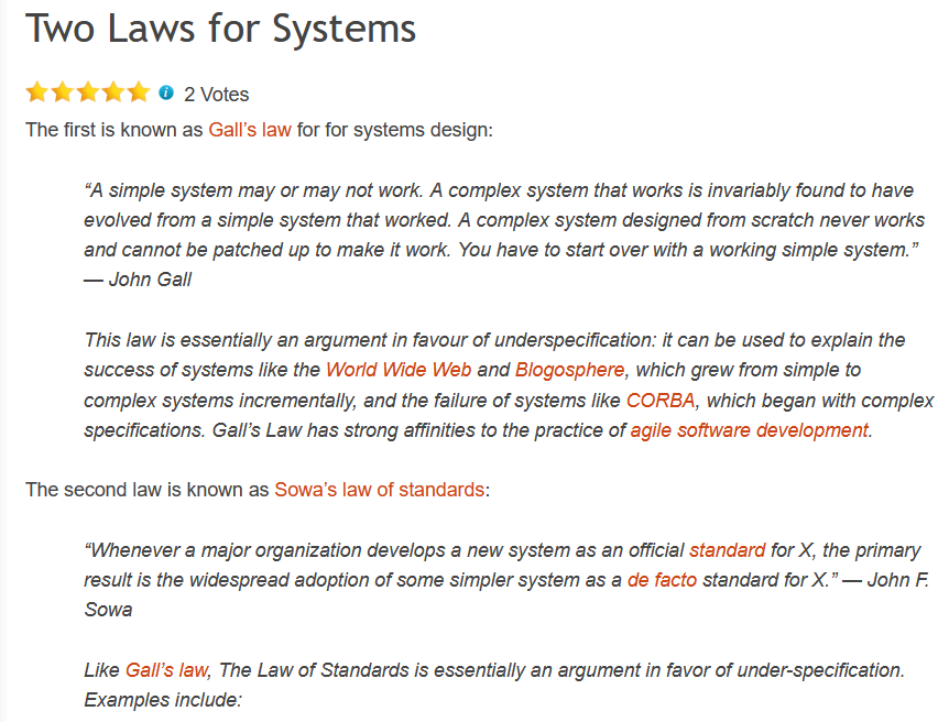 EmreSevinc's tweet image. "Two Laws for Systems" #Systems #SystemsThinking #computing
