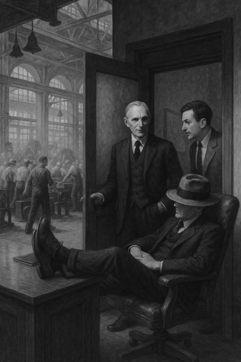 Хэнри Форд өөрийн салбартаа хамгийн өндөр цалин олгодог гэдгээрээ алдартай байв. 
Нэгэн өдөр сэтгүүлч түүнээс: "Ноён Форд танай компанийн хамгийн өндөр цалинг ямар хүн авдаг вэ?" хэмээн асуув. 

Форд инээмсэглэн түүнийг маш том үйлдвэрээр дагуулж явав - хаа сайгүй ажилчид,