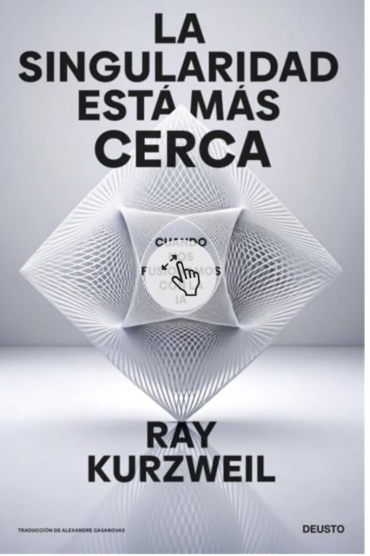 TheBookHunterEs's tweet photo. El momento en que la inteligencia humana y una artificial creada por el propio ser humano se fusionen no es ya un pensamiento de ciencia ficción y el horizonte en el que se atisba que pueda suceder no es tan lejano, aunque quizás no tan cercano como pronostica Kurzweil, en una tan excitante como inquietante fecha cercana de 2045. Ese escenario tan próximo lo describe con pasión, cifras y escenarios provocativos en este libro. Aunque su capacidad visionaria y dominio técnico del tema son evidentes, sus predicciones parecen exageradas por momentos, da la sensación de que a veces simplifica los riesgos y da por hecho que muchos límites éticos y humanos se pasarán por alto con ligereza. Su estilo es más accesible de lo que cabría esperar en un texto tan técnico: mezcla lenguaje científico con reflexión humanista, alternando cálculos y filosofía con un tono divulgativo. A veces denso, pero nunca inaccesible. Kurzweil respalda sus predicciones con una enorme cantidad de datos para una lectura estimulante, llena de digresiones filosóficas y describiendo avances asombrosos, aunque es un expositor brillante que a veces parece incapaz de reconocer los límites de su propio entendimiento. Un libro complejo, pero si te gusta pensar el futuro con audacia y también con espíritu crítico, apúntate esta lectura.