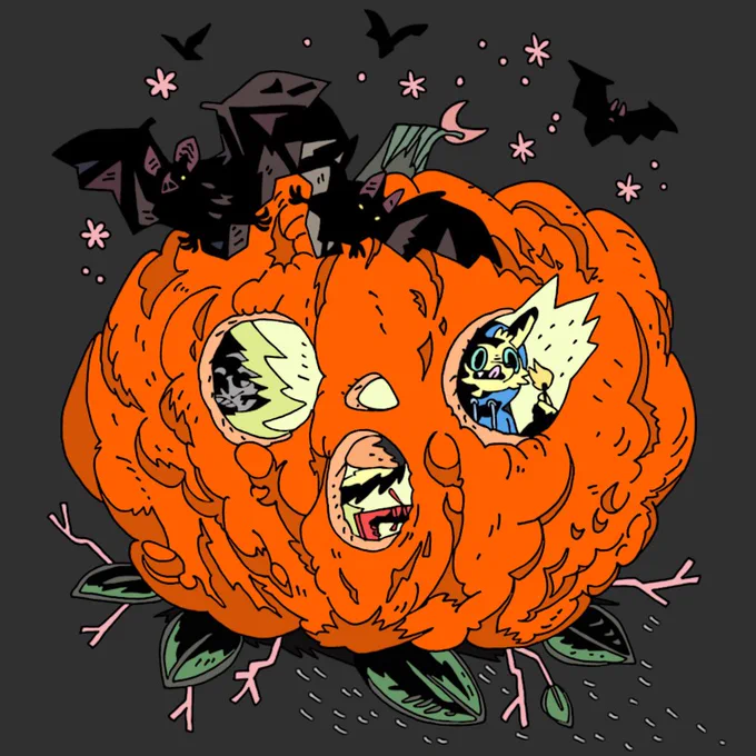 HALLOWEEN #ハロウィンイラスト
