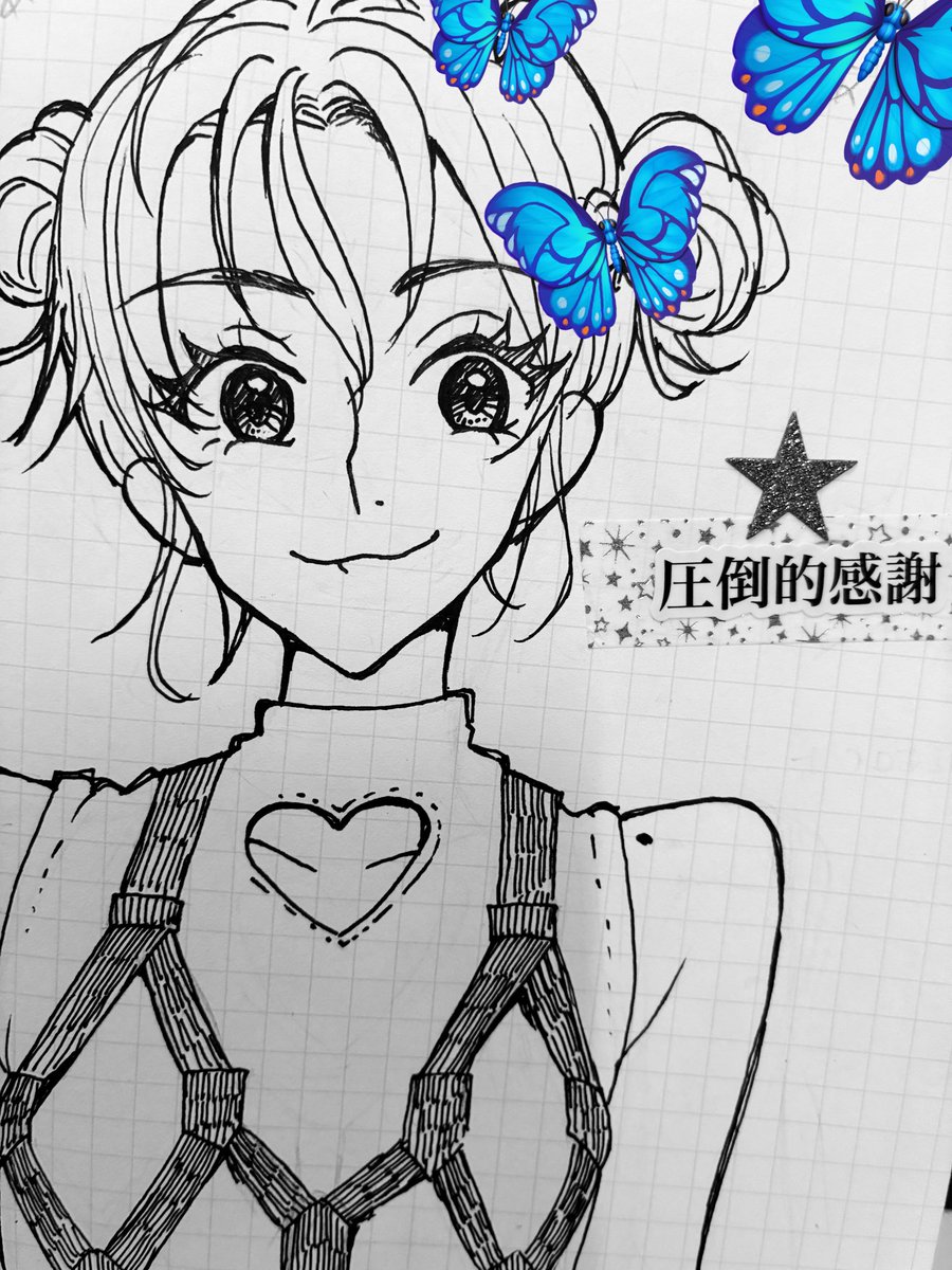 ふ*わ様 オリジナル手描きアナログイラスト 45 魅了 』 . . #想いは花束と共に . . #Illustration #art