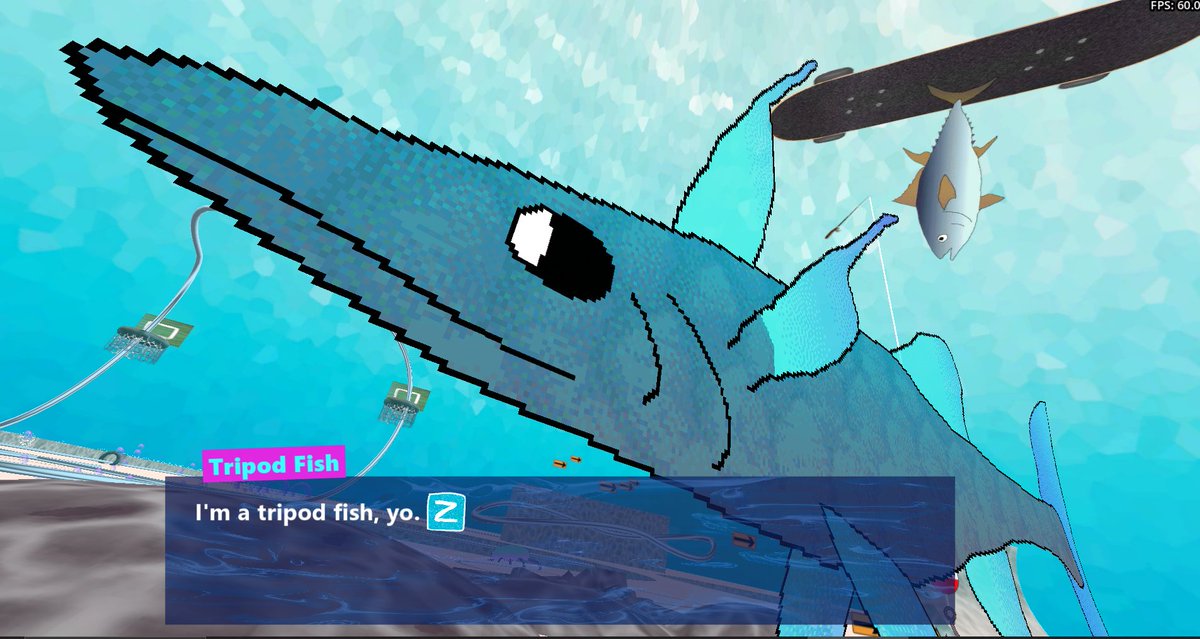 HamHusz's tweet photo. hold up #fishposting #gamedev #indegame https://t.co/qArNy1UEEs