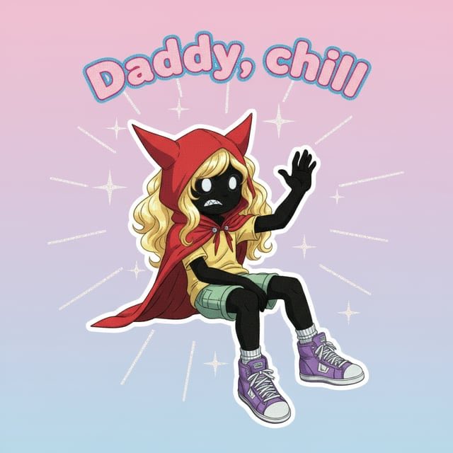 「Daddy, chill」と書かれたカートゥーンミーム