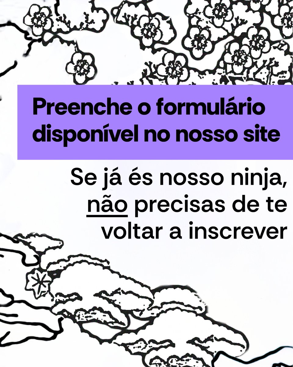 CoderDojoBraga's tweet image. O @CoderDojoBraga abriu as inscrições a mais um ano! 💻✨
Se tens entre 7 e 17 anos e queres explorar o mundo da programação, junta-te a nós! 🥋
Preenche o formulário no nosso site e vem fazer parte da comunidade! 💜
Se já eras ninja, não precisas de o fazer!