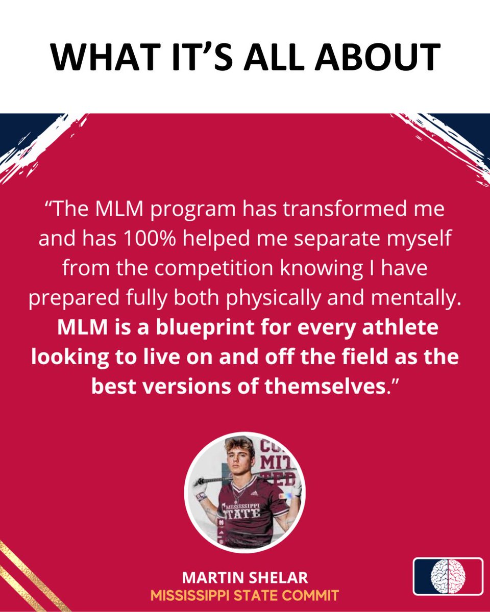 Quick breakdown of the words written under the hat of Martin Shelar — Miss. St. commit, one of the top players in the Class of 2026, and MLM athlete.

First off, I love when players send me pics like this. Martin’s hat is proof he’s not leaving his mindset to chance — he’s taking