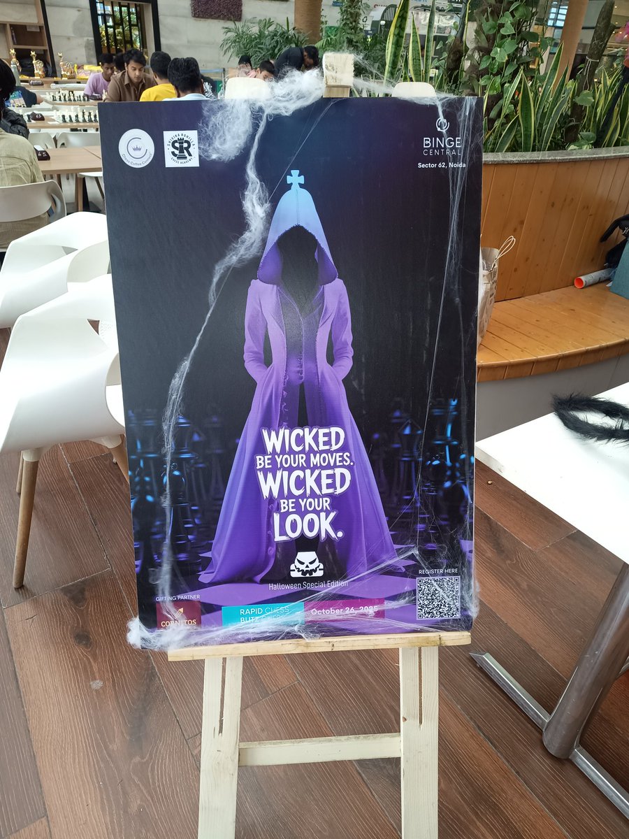 sh1v_ansh's tweet image. Our 1st Halloween Chess Event was a total blast! 👻

We had ghosts, ghouls, and... grandmasters? 😉 So awesome to see everyone come out, play hard, and look amazing.