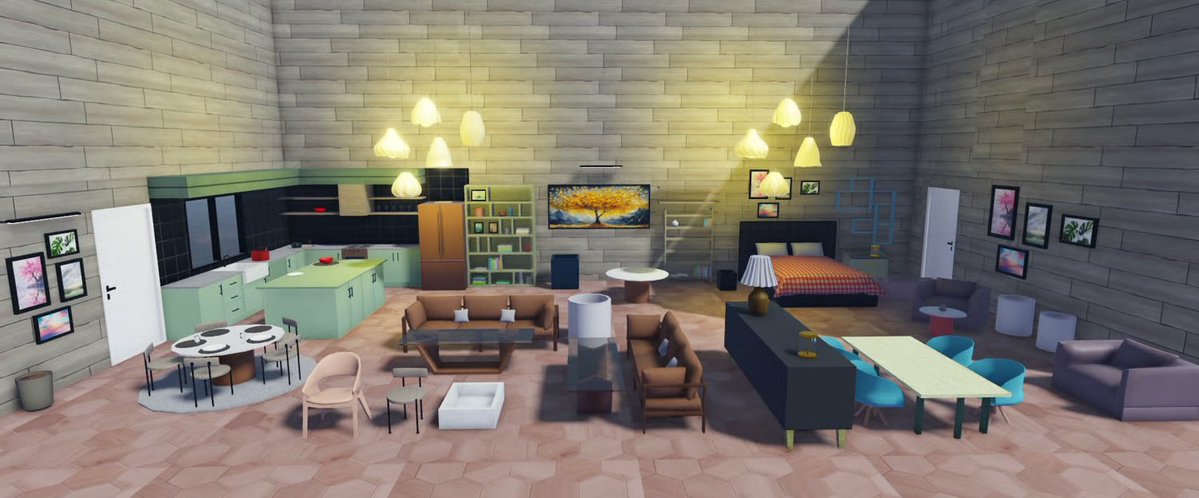 dmproduction24's tweet image. Roblox Modern Furniture & Interior Pack – Kitchen, Living Room, Dining & Bedroom Set
•Performance Settings have also been included within each mesh to ensure a smoother gaming experience
•Anchored all assets and configured accordingly
#NEW #Robloxmap #Robloxnewfurniture
