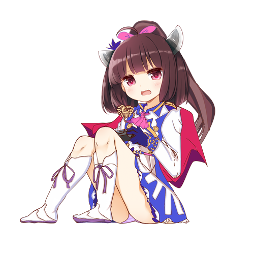 その昔、ユメノオワリさんの立ち絵に合わせたコスプレのきりたんテイオー(参考)